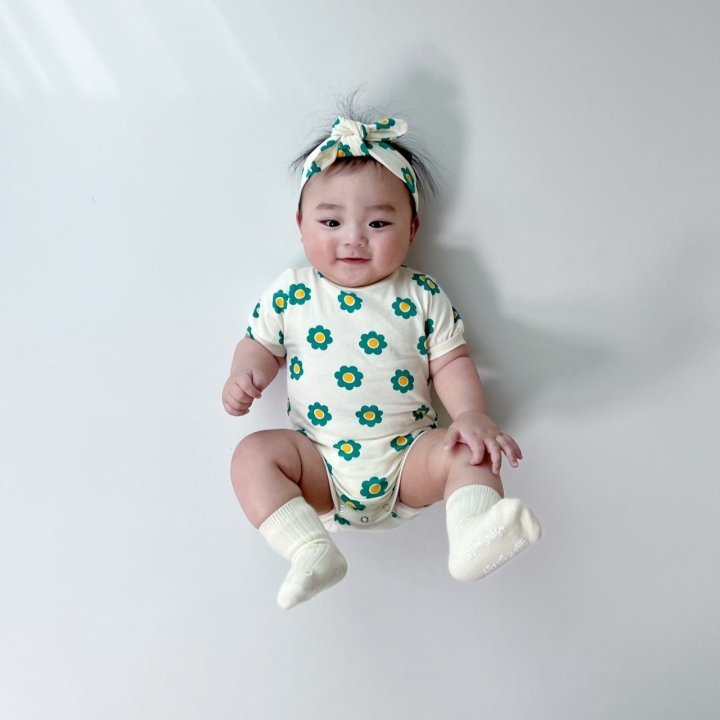 [PRE-ORDER] Mong Flower Body Suit + Hair Band Set