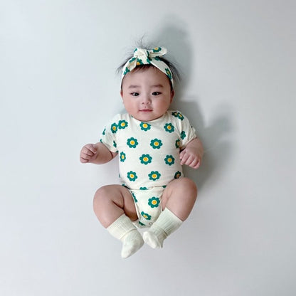 [PRE-ORDER] Mong Flower Body Suit + Hair Band Set