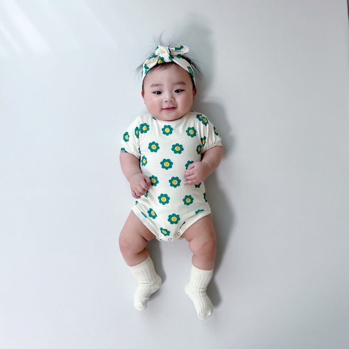 [PRE-ORDER] Mong Flower Body Suit + Hair Band Set