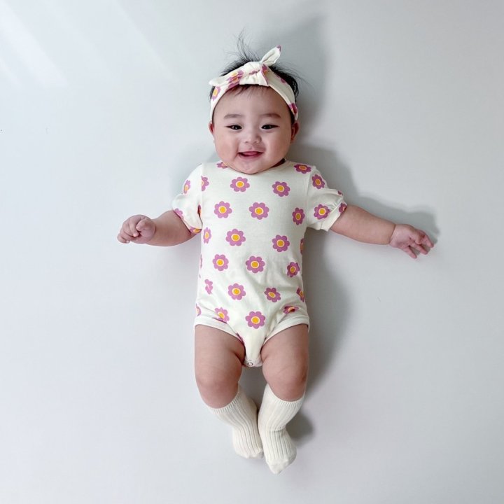 [PRE-ORDER] Mong Flower Body Suit + Hair Band Set