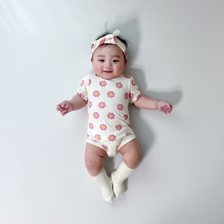[PRE-ORDER] Mong Flower Body Suit + Hair Band Set