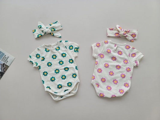 [PRE-ORDER] Mong Flower Body Suit + Hair Band Set