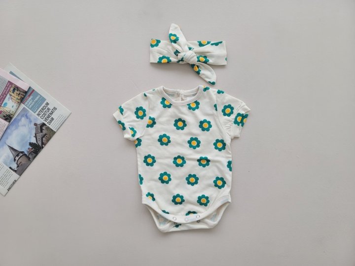 [PRE-ORDER] Mong Flower Body Suit + Hair Band Set