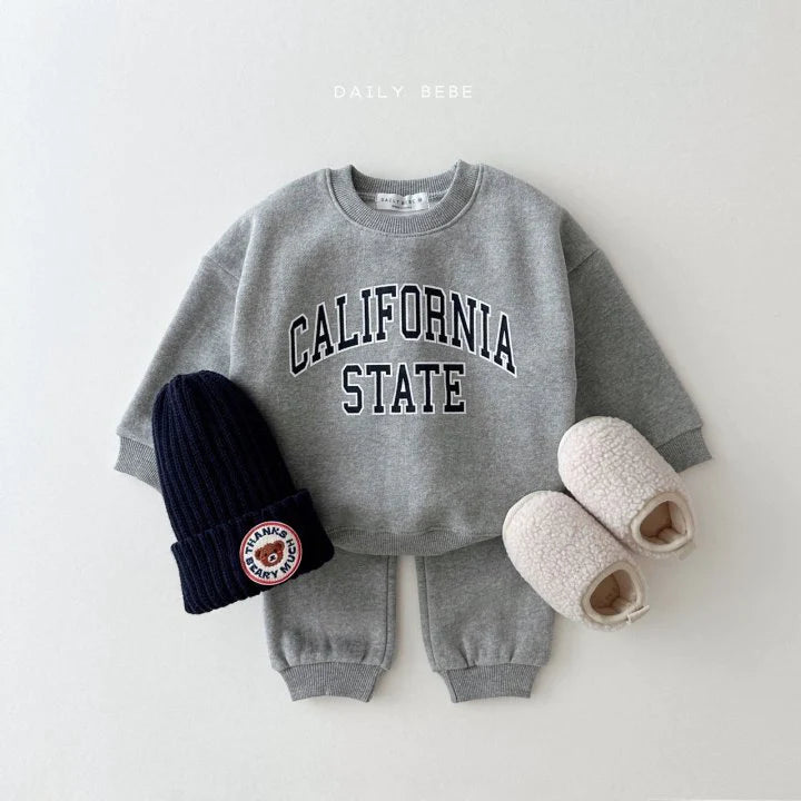 California Top Bottom Set [Pink/L(4-5yr)]