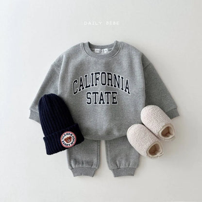 California Top Bottom Set [Pink/L(4-5yr)]