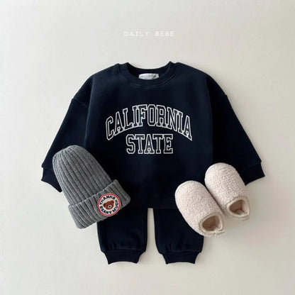 California Top Bottom Set [Pink/L(4-5yr)]