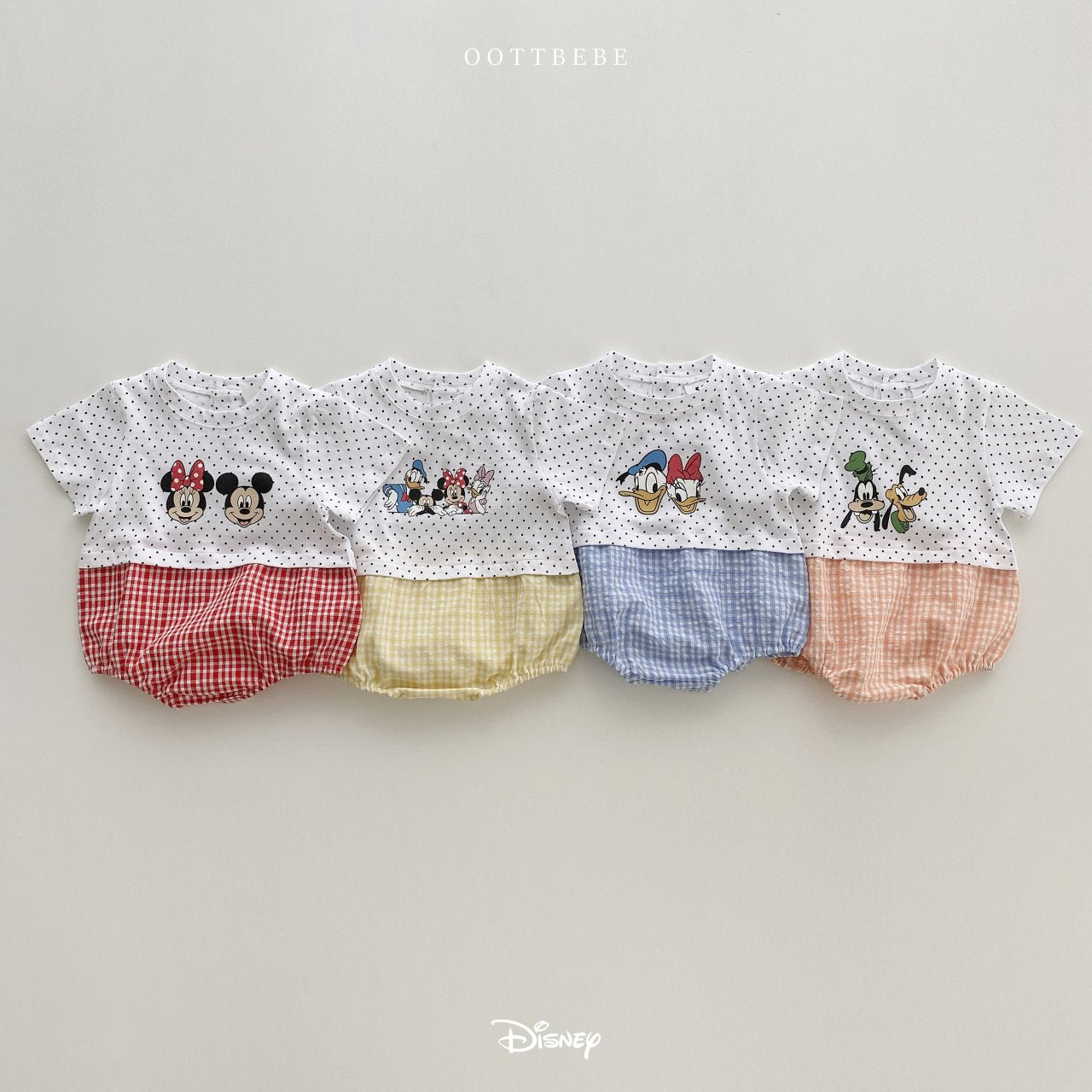 Check Body Suit [Blue/M(6-12m)]