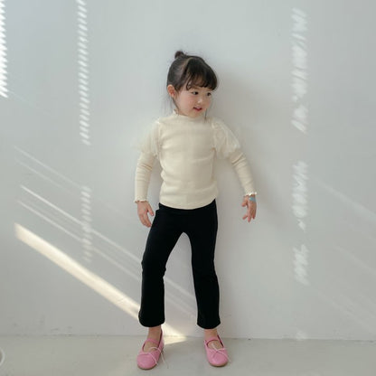 Sha Ribbed T-Shirt [Cream/13/XXL(6-7yr)]
