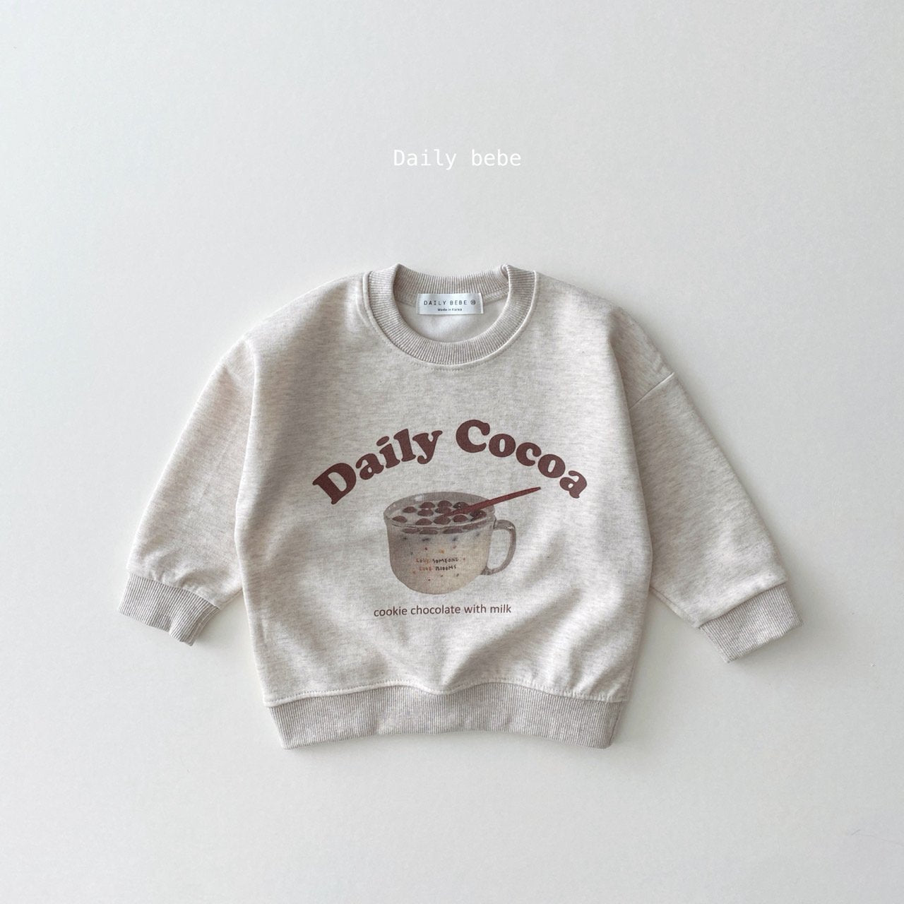 Cocoa Sweatshirt [Oatmeal(Cocoa)/L(4-5yr)]