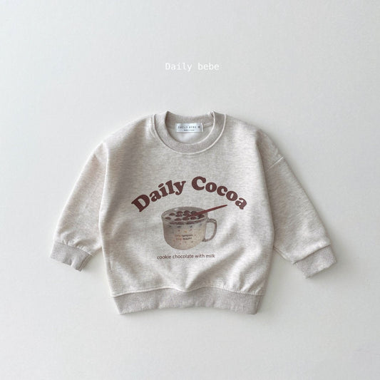 Cocoa Sweatshirt [Oatmeal(Cocoa)/L(4-5yr)]