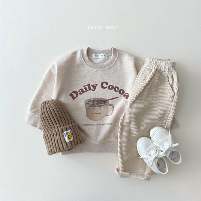 Cocoa Sweatshirt [Oatmeal(Cocoa)/L(4-5yr)]