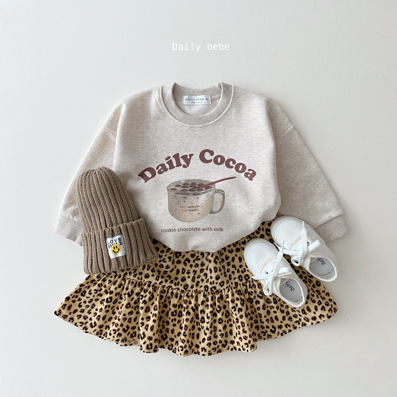 Cocoa Sweatshirt [Oatmeal(Cocoa)/L(4-5yr)]