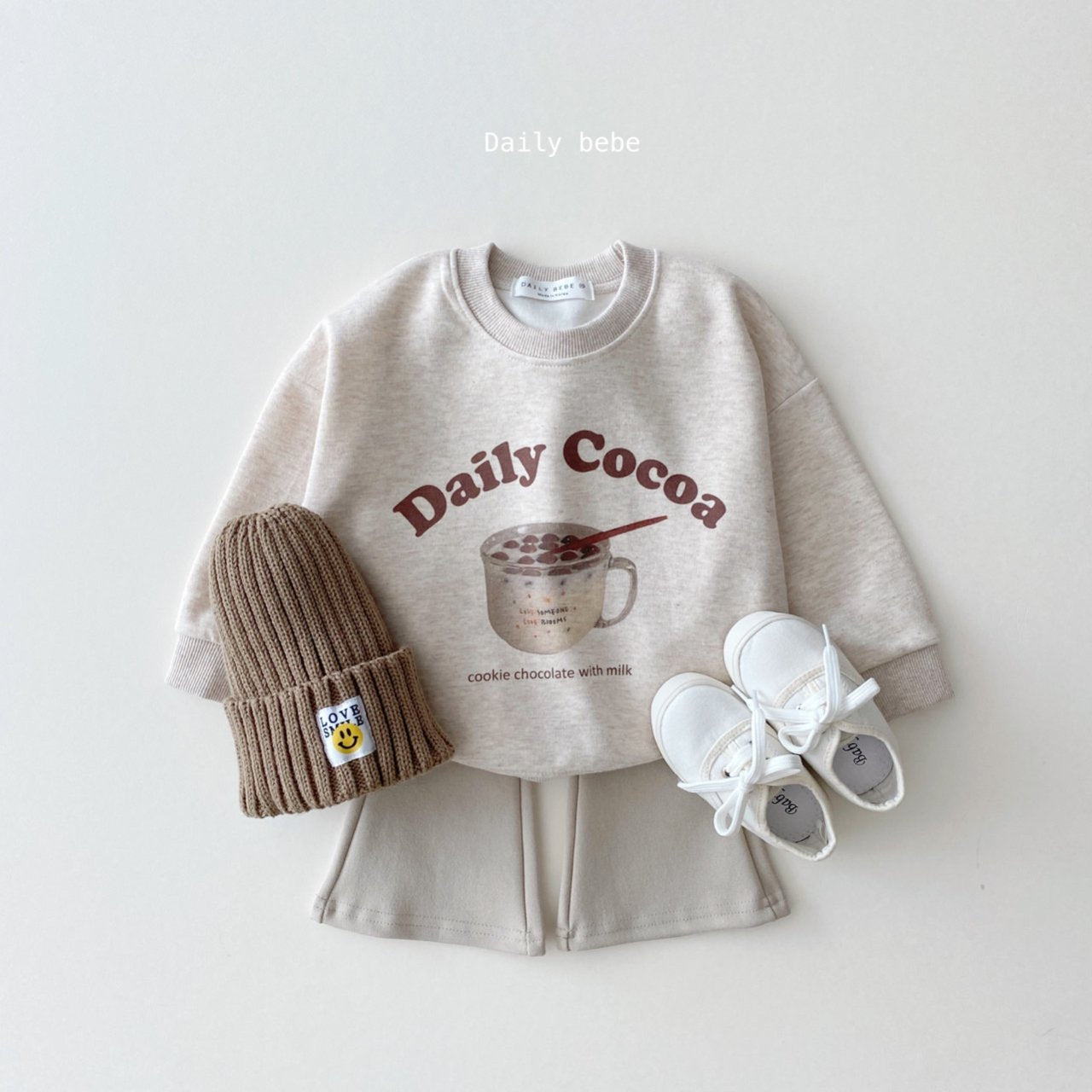 Cocoa Sweatshirt [Oatmeal(Cocoa)/L(4-5yr)]
