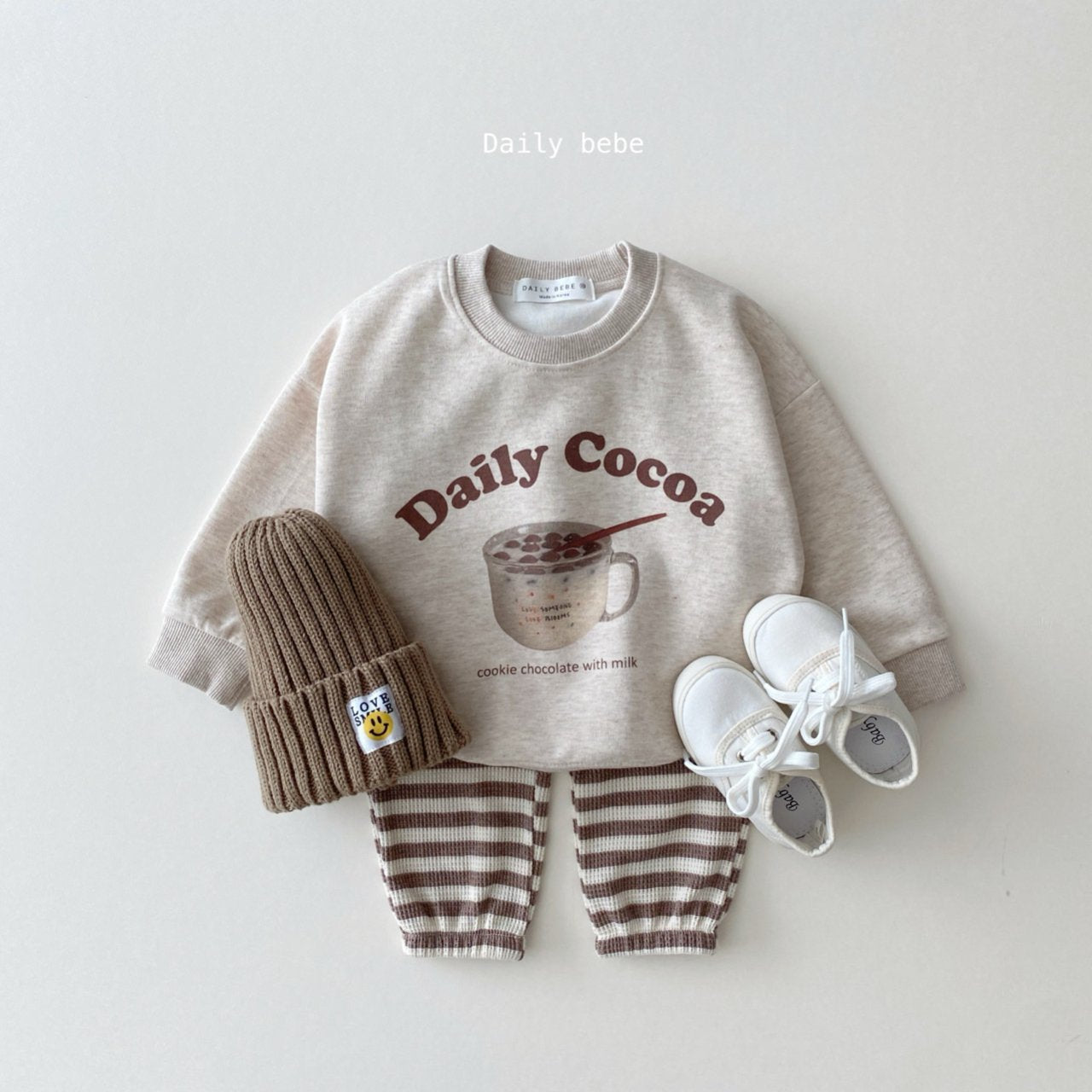 Cocoa Sweatshirt [Oatmeal(Cocoa)/L(4-5yr)]