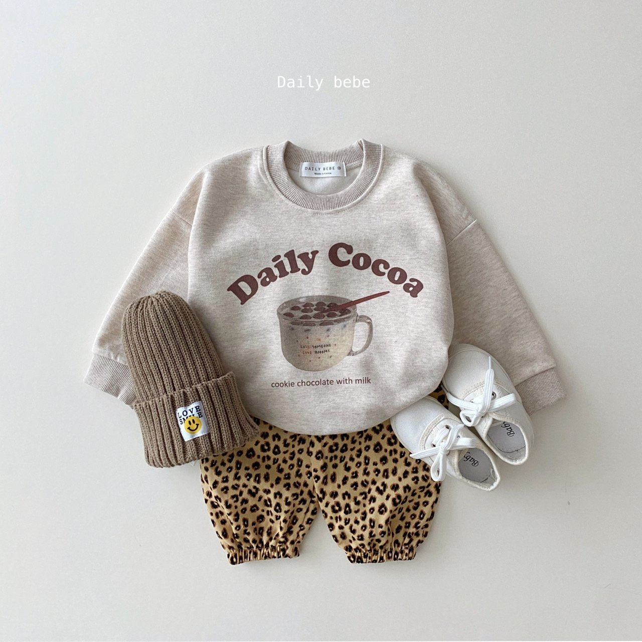 Cocoa Sweatshirt [Oatmeal(Cocoa)/L(4-5yr)]
