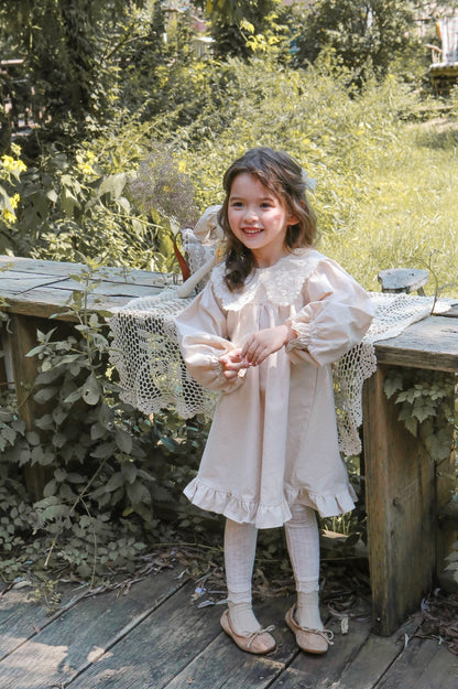 Clara Dress [Beige/5/S(2-3yr)]