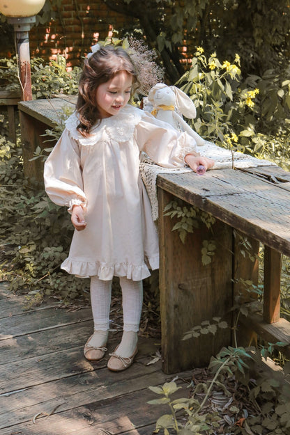 Clara Dress [Beige/5/S(2-3yr)]