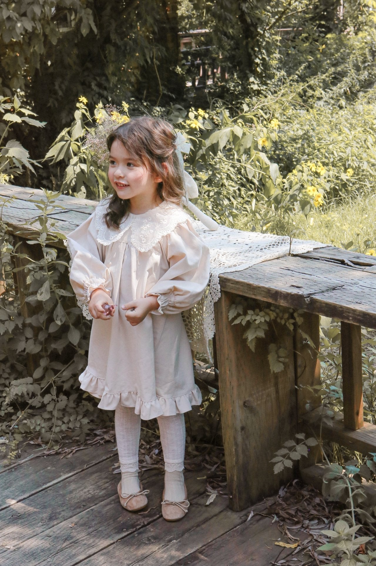 Clara Dress [Beige/5/S(2-3yr)]