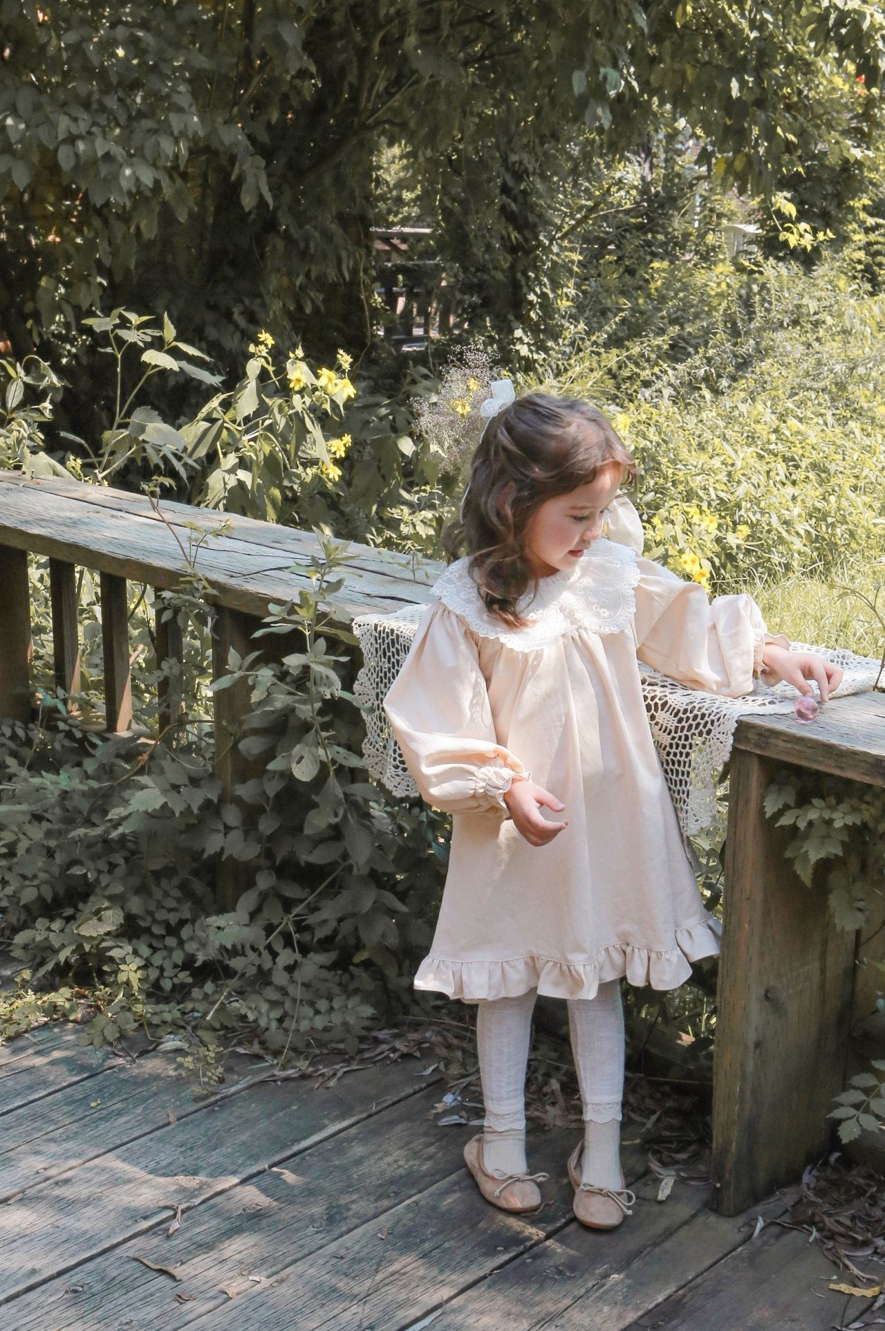 Clara Dress [Beige/5/S(2-3yr)]