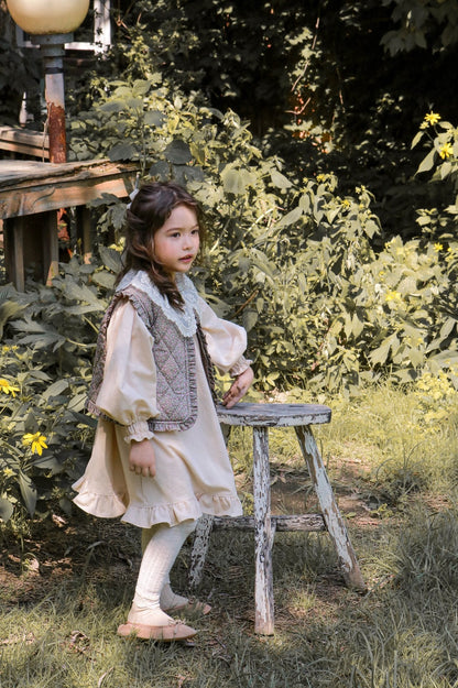 Clara Dress [Beige/5/S(2-3yr)]