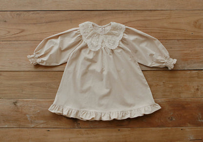Clara Dress [Beige/5/S(2-3yr)]