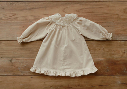 Clara Dress [Beige/5/S(2-3yr)]