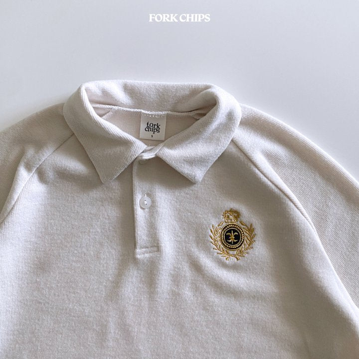 Ivy Knit Collar T-Shirt