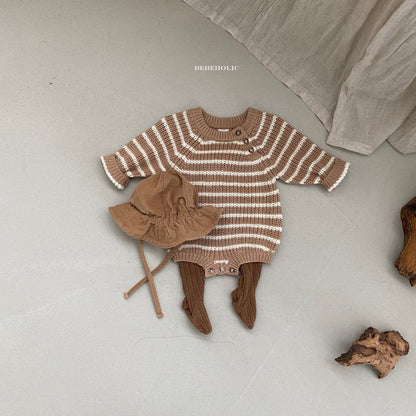 Stripe Sweater Body Suit