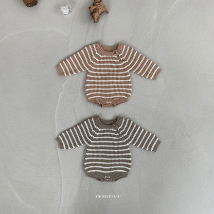 Stripe Sweater Body Suit