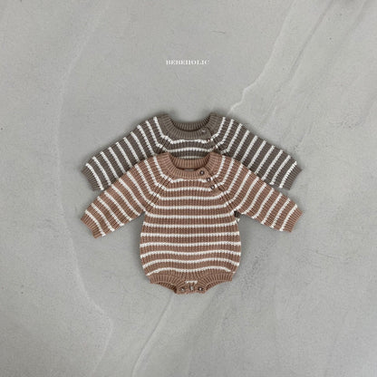 Stripe Sweater Body Suit