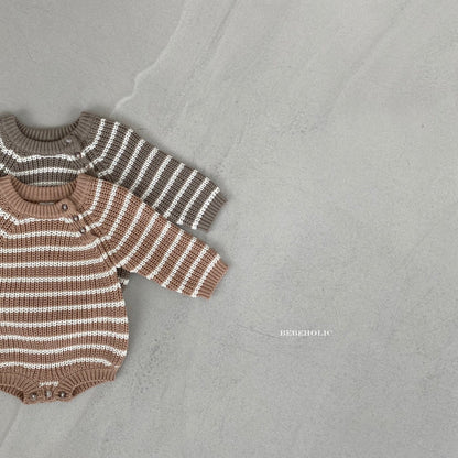 Stripe Sweater Body Suit