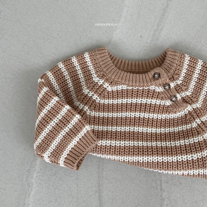 Stripe Sweater Body Suit