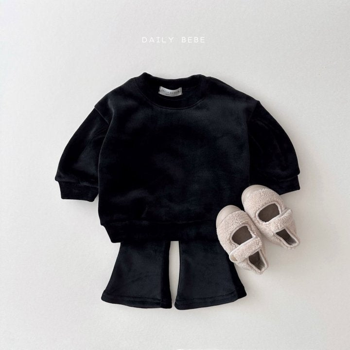 Mink Top Boot-Cut Pants Set