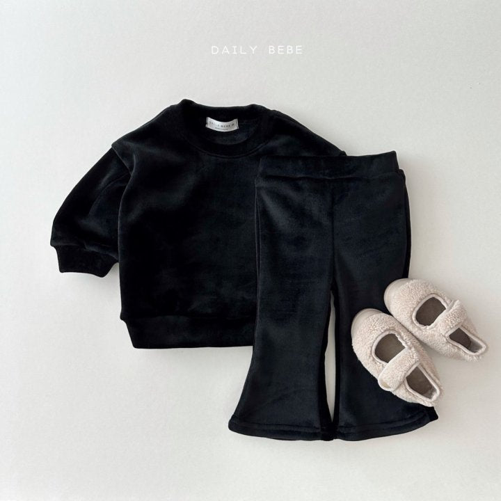 Mink Top Boot-Cut Pants Set