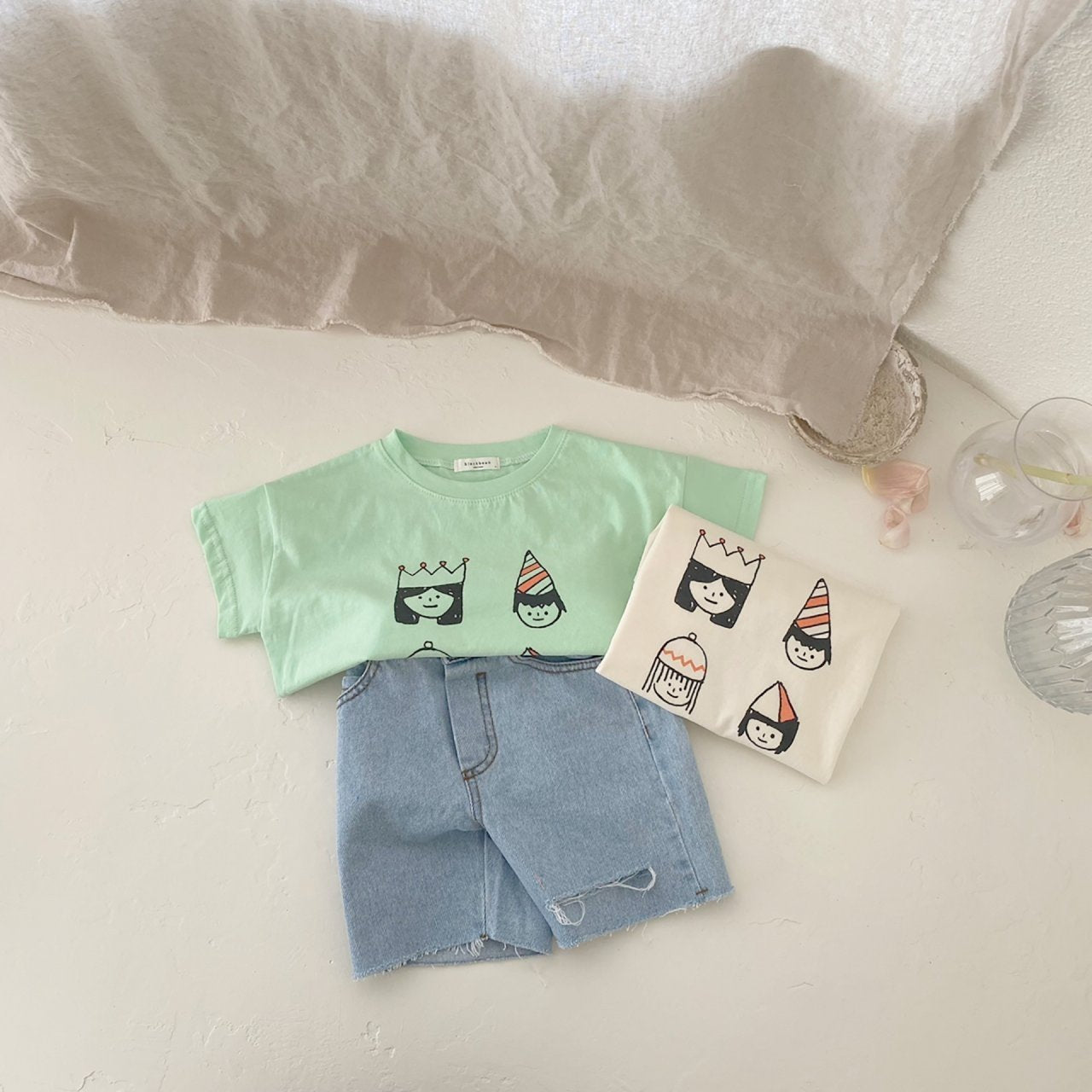Favor T-Shirt [Cream/S(2-3yr)]