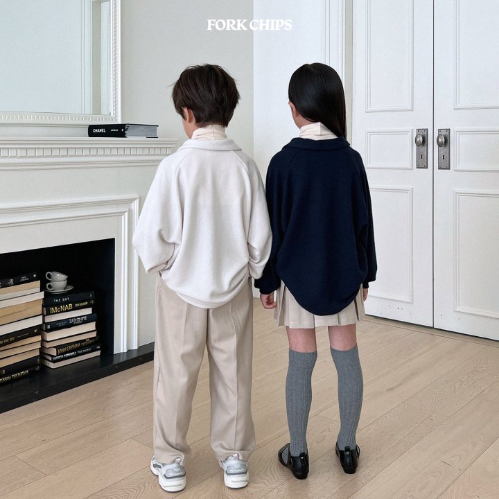 Ivy Knit Collar T-Shirt