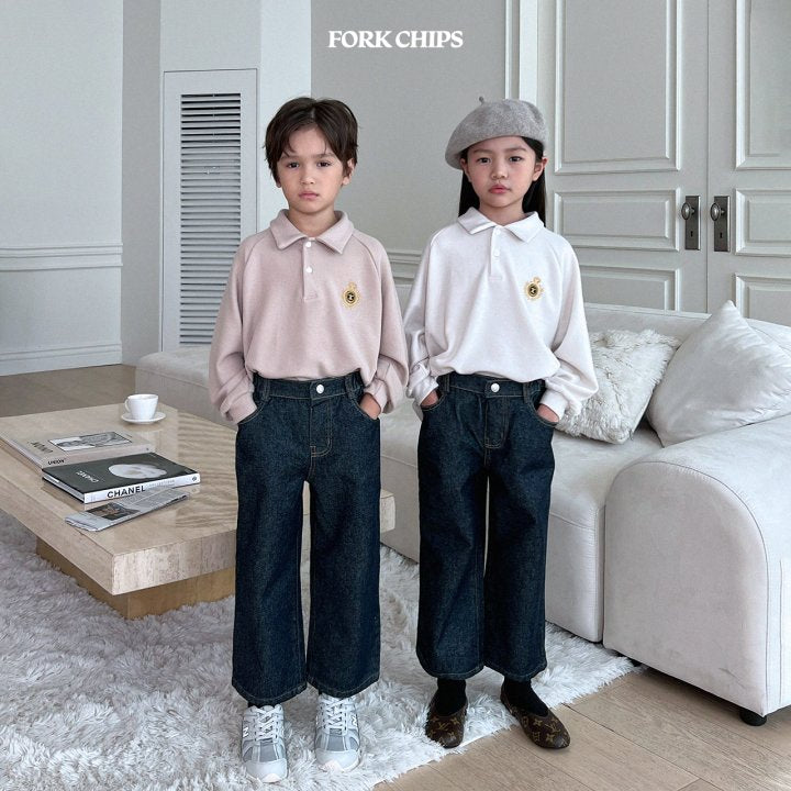 Ivy Knit Collar T-Shirt