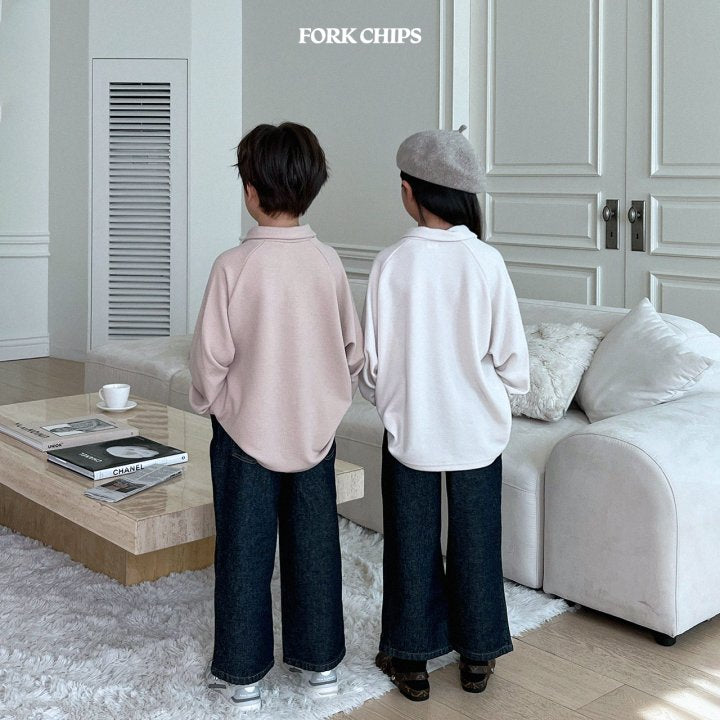 Ivy Knit Collar T-Shirt