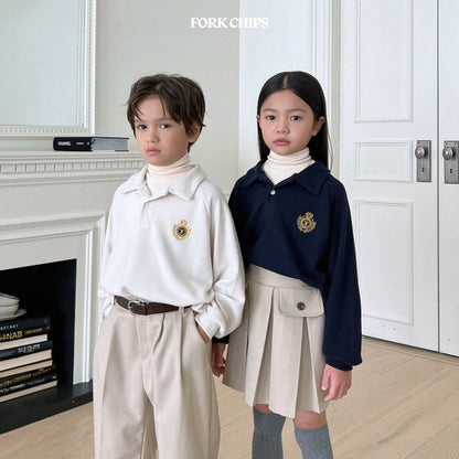 Ivy Knit Collar T-Shirt