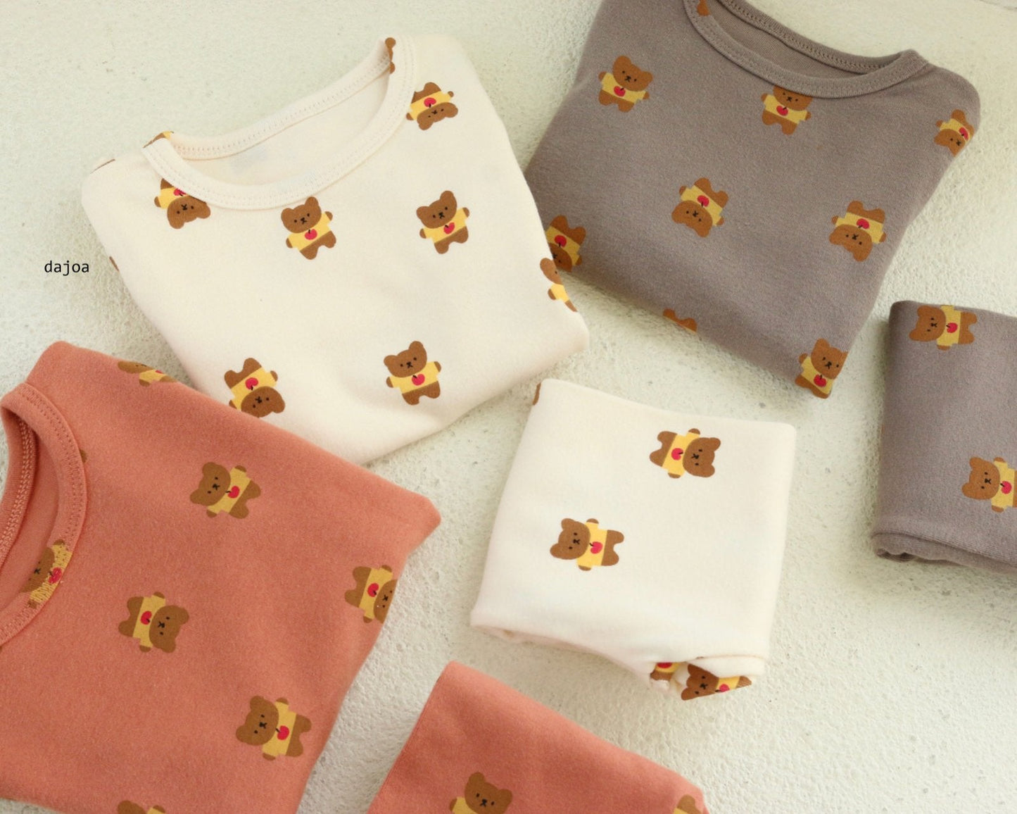 Apple Bear Home Wear Set [Orange Brick/9/L(4-5yr)]