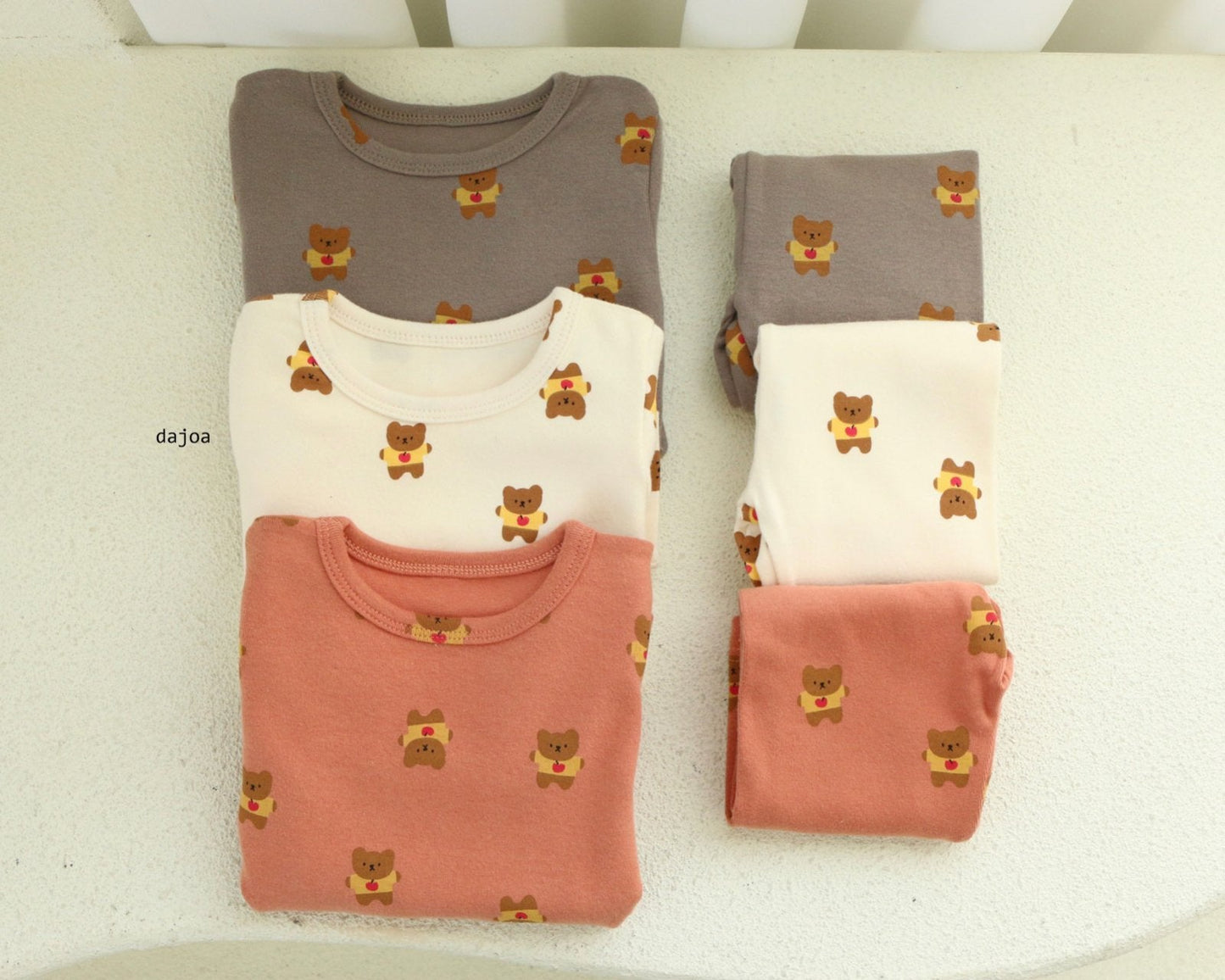 Apple Bear Home Wear Set [Orange Brick/9/L(4-5yr)]