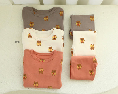 Apple Bear Home Wear Set [Orange Brick/9/L(4-5yr)]