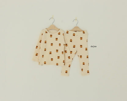 Apple Bear Home Wear Set [Orange Brick/9/L(4-5yr)]