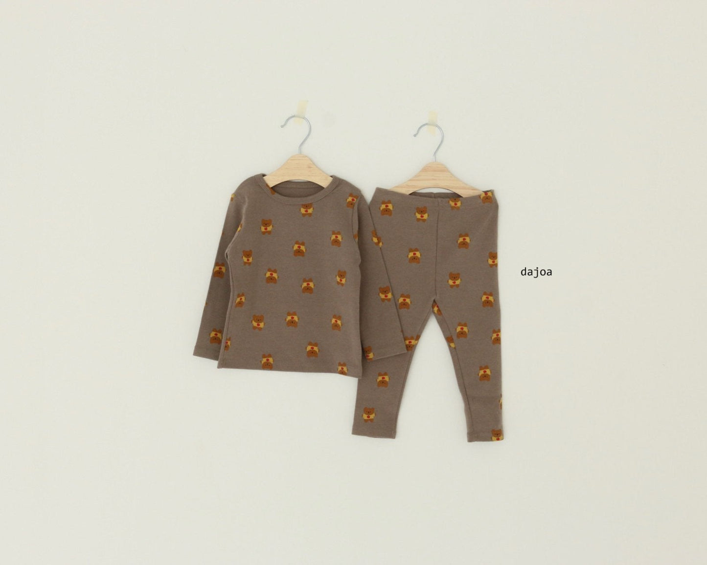 Apple Bear Home Wear Set [Orange Brick/9/L(4-5yr)]
