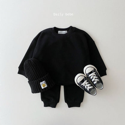 Soft Top Jogger Set [Beige/L(4-5yr)]