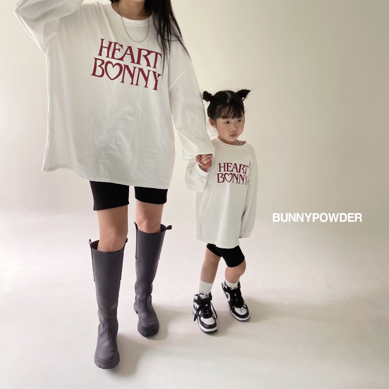 Heart Bunny T-Shirt [Ivory/Mom]