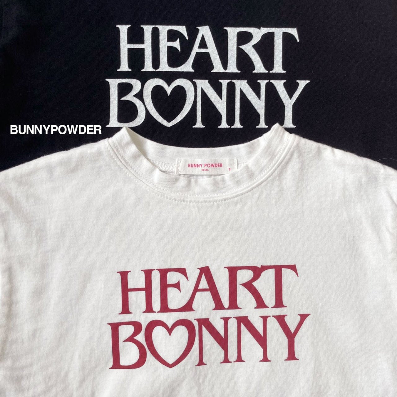Heart Bunny T-Shirt [Ivory/Mom]