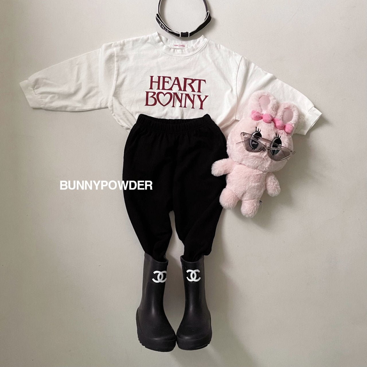 Heart Bunny T-Shirt [Ivory/Mom]