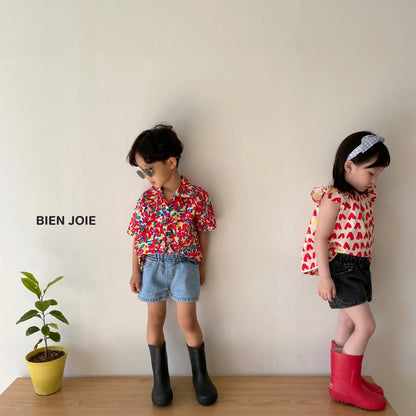 Karina Shirt [Red/XXXXL(10-11yr)]