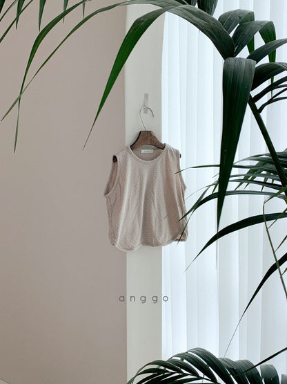 Small Dot T-Shirt [Cream/XL(5-6yr)]